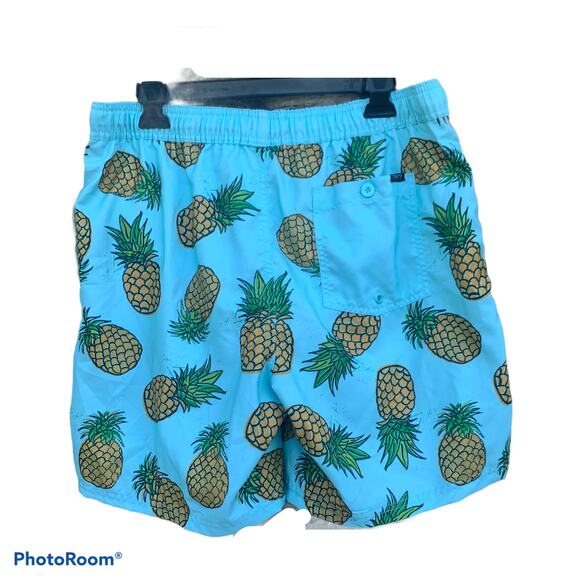 Trinity swim trunks teal pineapples size large NEW - Picture 2 of 4